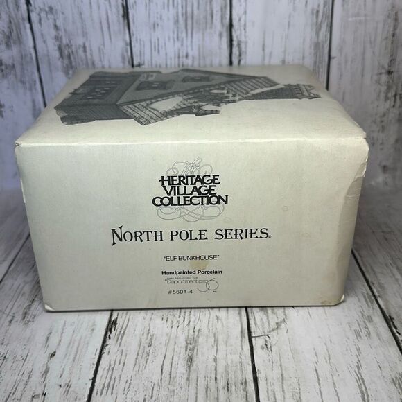 Department 56 Elf Bunkhouse North Pole Series The Heritage Village Collection - Picture 2 of 7